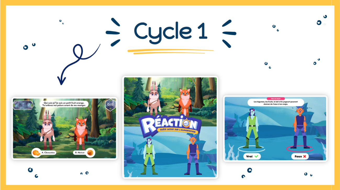 Online Educational Games to Get Students Moving at School – Cycle 1